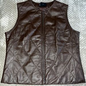 Unisex Leather Vest